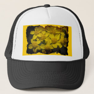 Casquette Fleur sauvage jaune