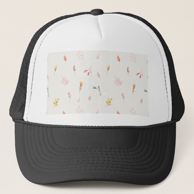 Casquette fleurs (Devant)