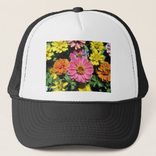 Casquette Fleurs colorées