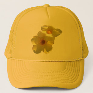 Casquette Fleurs de trompette dorée I