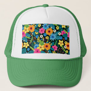Casquette Fleurs Ditsy Vibrantes Motif Floral-43785
