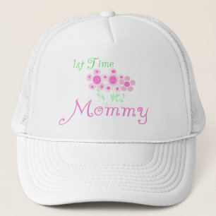 Casquette Fleurs roses 1er Fleurs Mommy tshirts et cadeaux