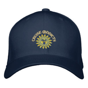 Casquette Flex-Fit de la marine brodée