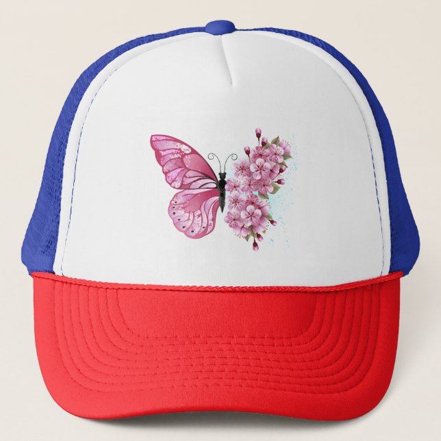Casquette Flower Butterfly (Devant)