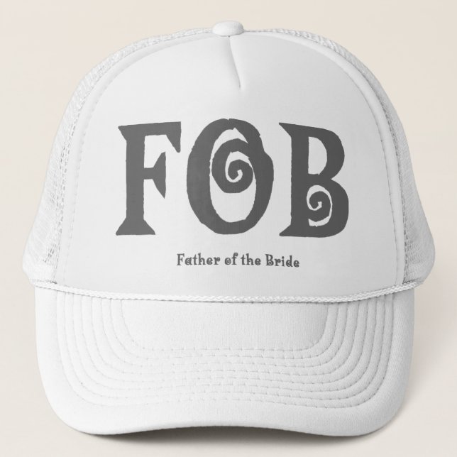 Casquette FOB "Père de la mariée" Casquette. (Devant)