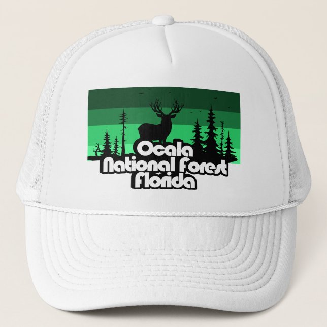 Casquette Forêt nationale d'Ocala Floride (Devant)