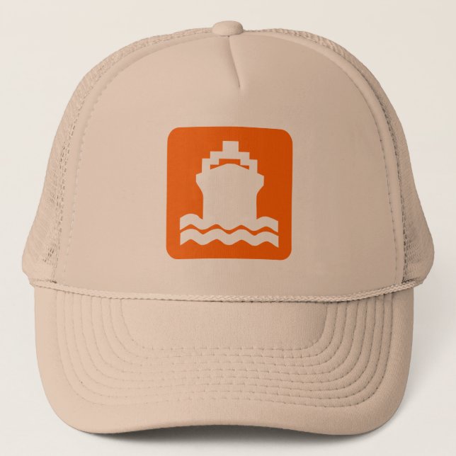 Casquette Forme d'expédition - orange (Devant)