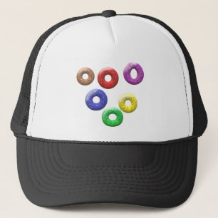 Casquette Formes de beignets tachetés fantaisistes