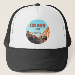 Casquette Fort Worth Texas Stock Yards Vintage