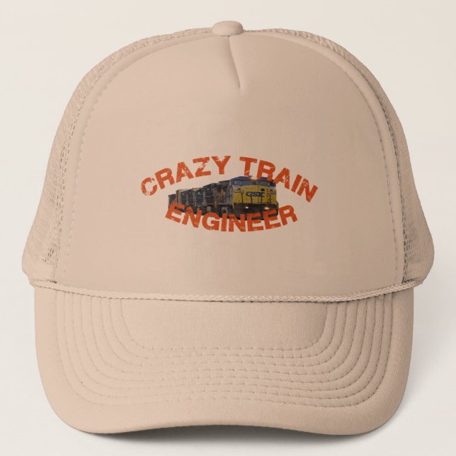 Casquette fou d'ingénieur de train de CSX (Devant)