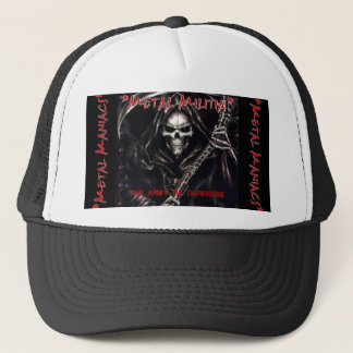 Casquette Fous en métal, fous en métal, milice en métal
