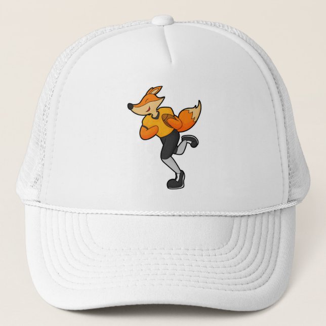 Casquette Fox comme joueur de football avec Football (Devant)