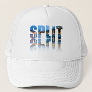 Casquette Fractionner le texte de la promenade en Croatie
