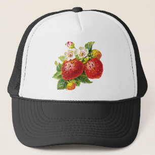 Casquette Fraise rétro