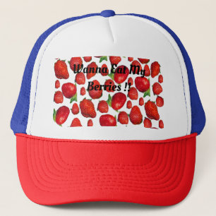 Casquette Fraises rouges délicieuses,