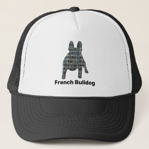 Casquette Français Bulldog mignon Chien Grille Silhouette pe