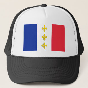Casquette français - Tricolor & Fleurs-de-Lys