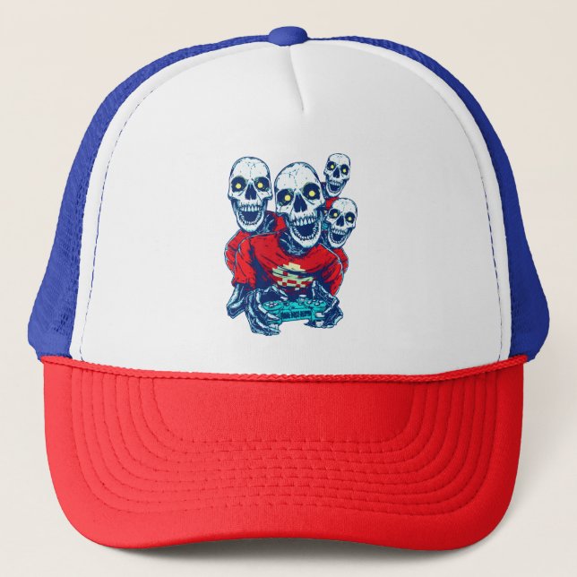 Casquette Fraternité Éternelle de Jeu : Le Squelette Rouge d (Devant)