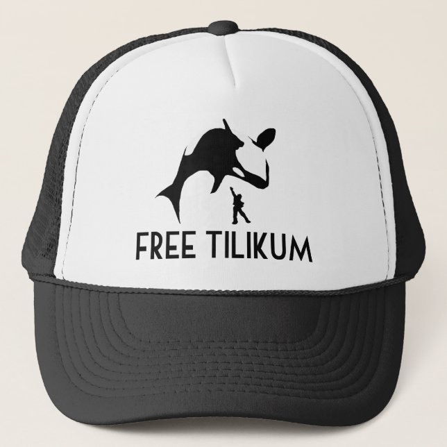Casquette Free Tilikum Save Orca Killer Whale (Devant)