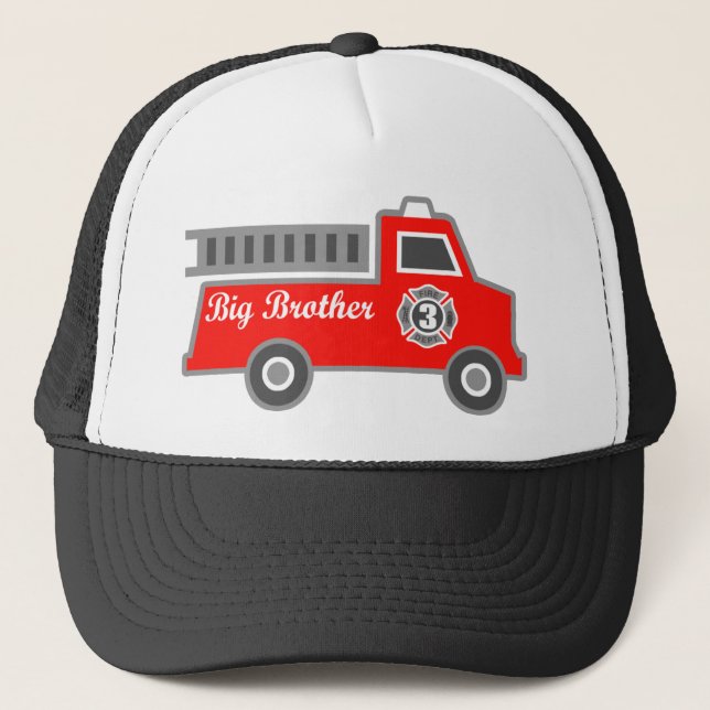 Casquette Frère de camion de pompiers (Devant)