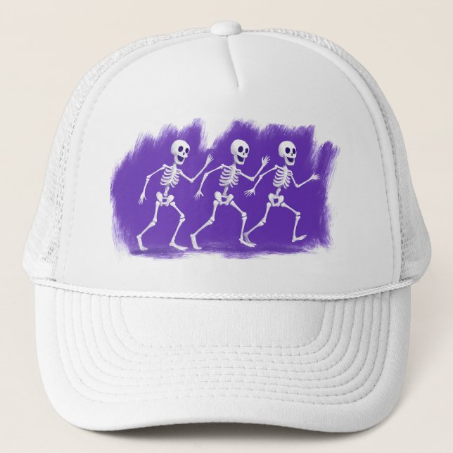 Casquette Friendly Skeletons - Cute & Spooky Cap (Devant)