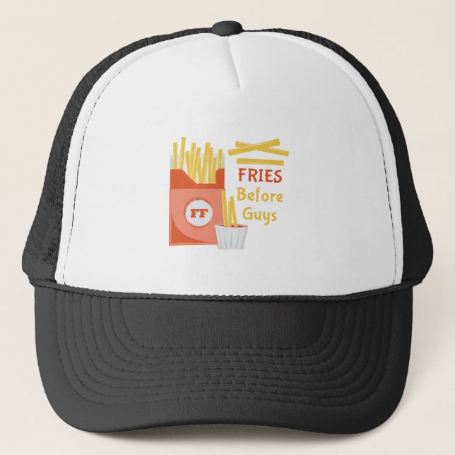Casquette Fritures avant des types (Devant)