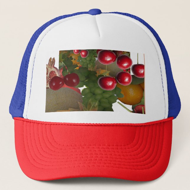 Casquette Fruits de cerises (Devant)