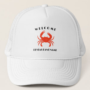 Casquette Fruits de mer modernes accueil Crabe rouge personn