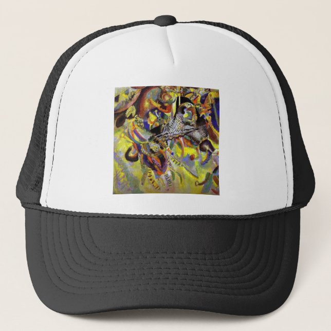 Casquette Fugue peinture Abstraite par Kandinsky (Devant)