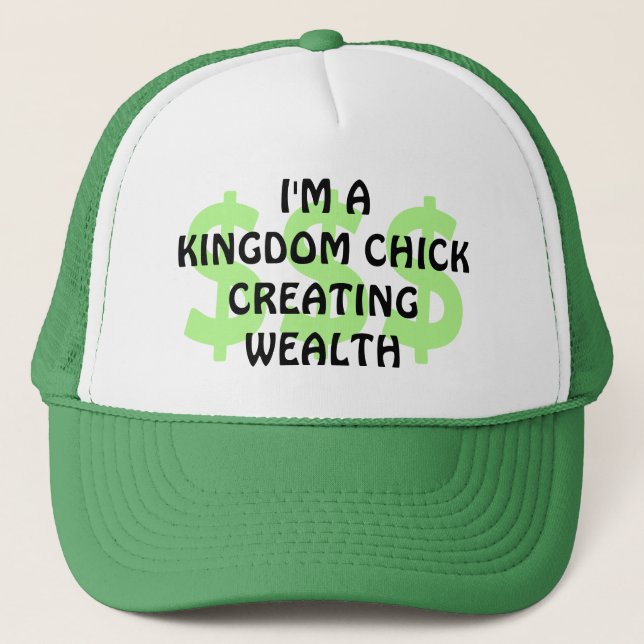Casquette Fun Christian KINGDOM CHICK Entrepreneur (Devant)