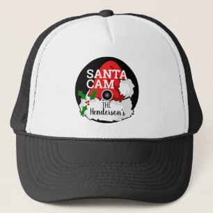 Casquette Funky Noël Père Noël Surveillance de la caméra