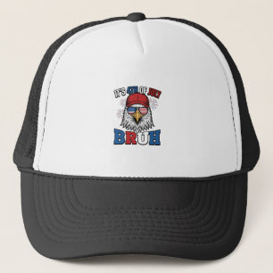Casquette Funny 4th of July Eagle Bruh Maillot Patriotique D