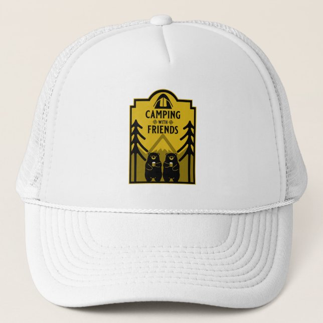 Casquette Funny Bear Camp Adventure Canada (Devant)