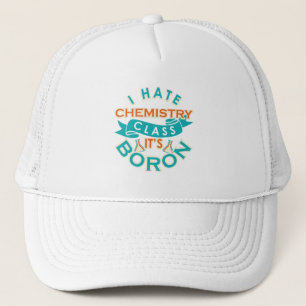 Casquette Funny Chimie Classe est Boron Science Enseignant G