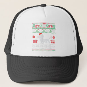 Casquette Funny Dog lovers Dachshund Santa Hat Ugly Christma