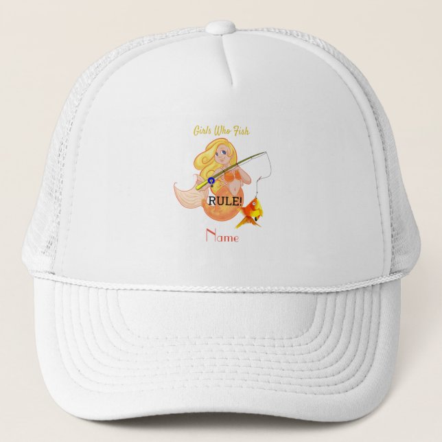 Casquette Funny Pêche Fille Sirène Thunder_Cove (Devant)