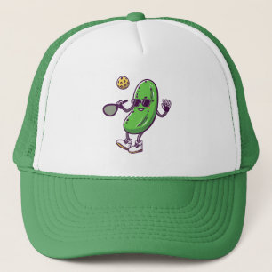 Casquette Funny Pickleball et Concombre Cool : Paddle en Jeu