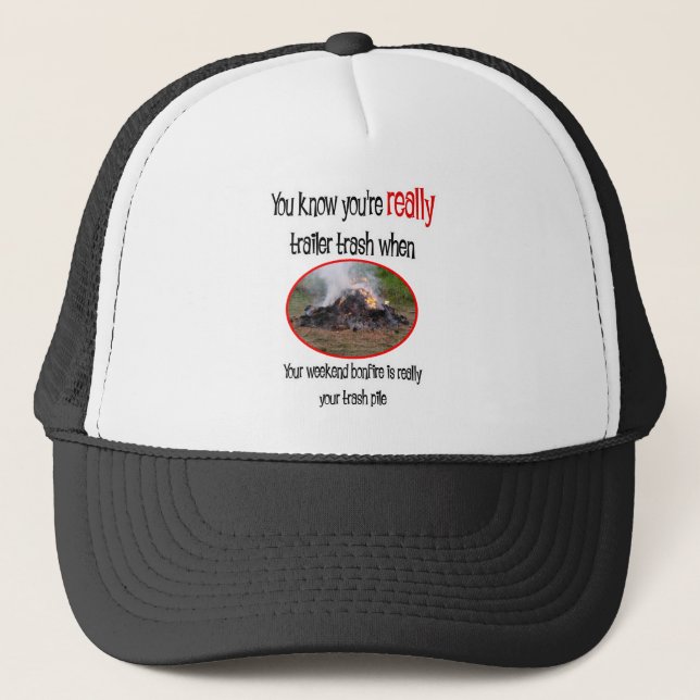 Casquette Funny Trailer Park Shirts et cadeaux (Devant)