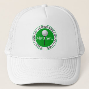 Casquette Funny Weekend Forecast Golf Ball Baseball