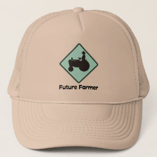 Casquette Futur bleu d'agriculteur
