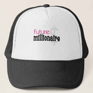 CASQUETTE FUTUR MILLIONNAIRE ROSE