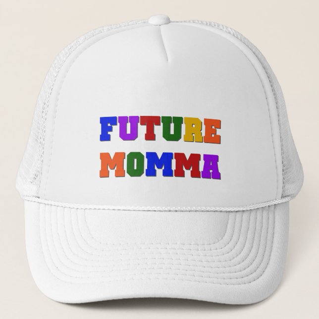 Casquette Futurs tee-shirts et cadeaux Momma (Devant)