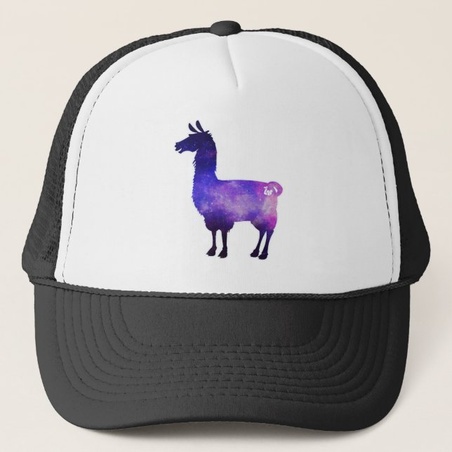 Casquette galactique de lama (Devant)