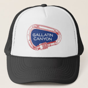 Casquette Gallatin Canyon Montana Rock Escalade Carabiner