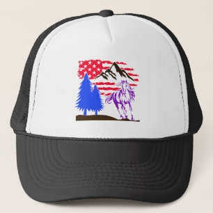 Casquette Galloping Wild Mountain Horse