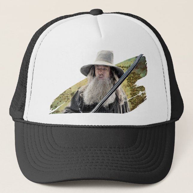 Casquette Gandalf With Sword Green (Devant)
