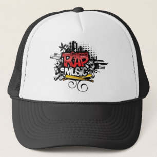 Casquette GANGSTA RAP MUSIC - Capuchon Cap Mütze Basecap Ca