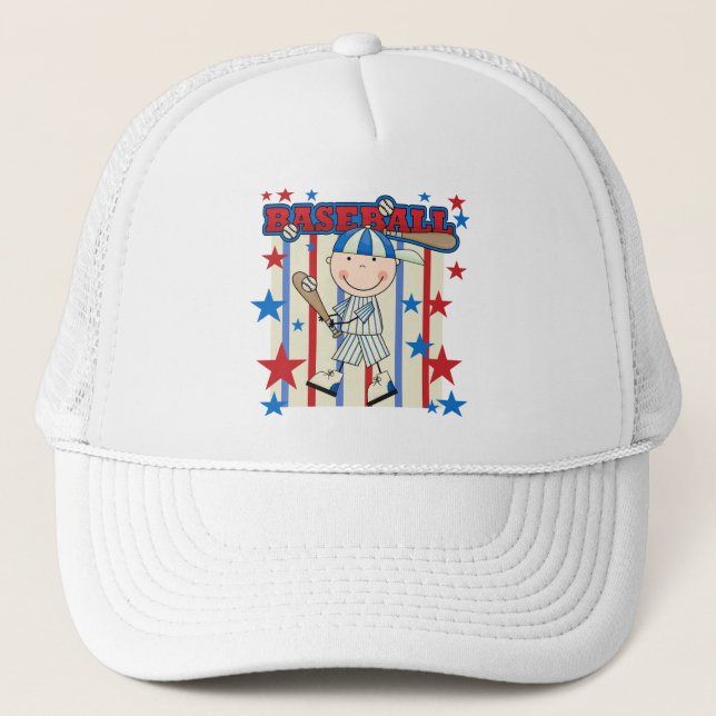 Casquette Garçon de BASE-BALL au T-shirts et aux cadeaux de (Devant)