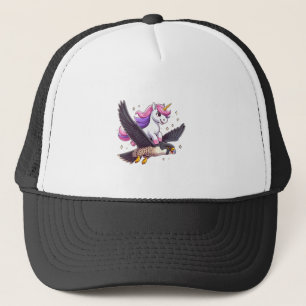 Casquette Garçon Filles Hommes Femmes à Cheval sur un Faucon