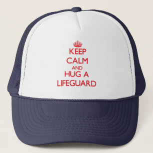 Casquette Gardez le calme et étreignez un maître nageur